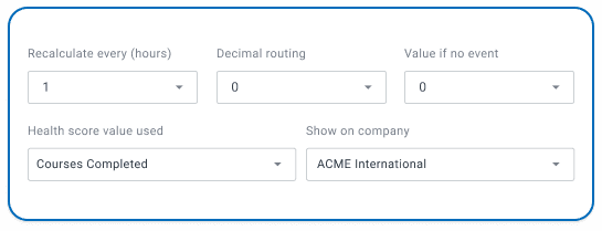 advanced calculated metrics example in custify