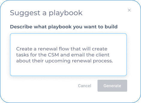 90 day renewal customer success automation flow example