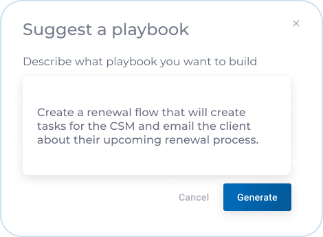 90 day renewal customer success automation flow example
