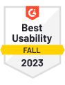 G2 - Best Usability 2023