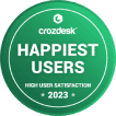 Crozdesk - Happiest Users 2023