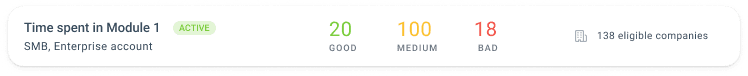 customer health dashboard view in Custify’s customer success software