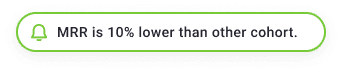 customer success cohort report custify