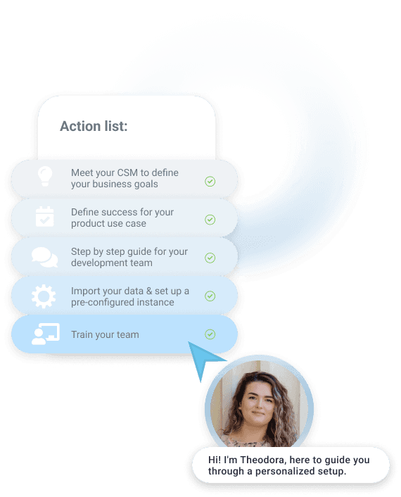 onboarding action list custify