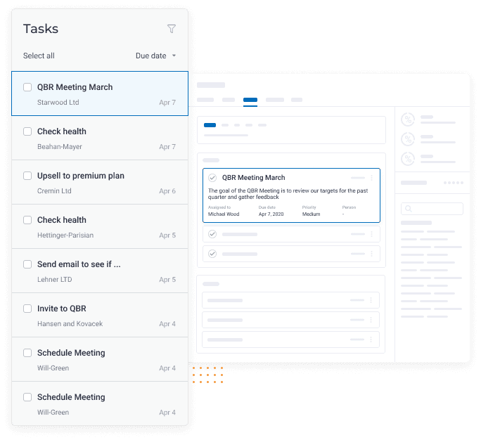 customer success tasks management software custify