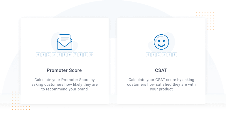 customer satisfaction survey and promoter score in custify