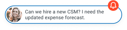 cashflow forecasting in custify example