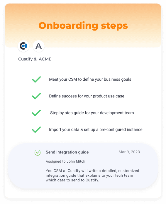 Self service support channels custify portal