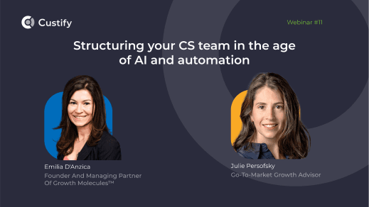 Emilia D’Anzika ( Founder and Managing Partner of Growth Molecules) Julie Weill Persoffski (Global Managing Director | Customer Success Practice Lead)