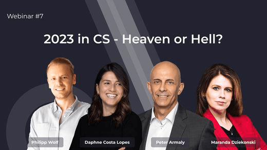 Philipp Wolf (Custify), Maranda Dziekonski  (Swiftly), Peter Armaly (ESG), Daphne C. Lopes (HubSpot),