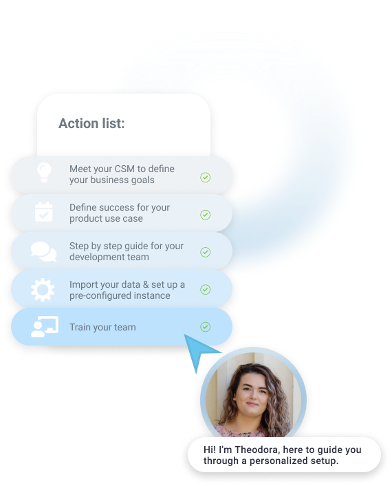onboarding action list custify