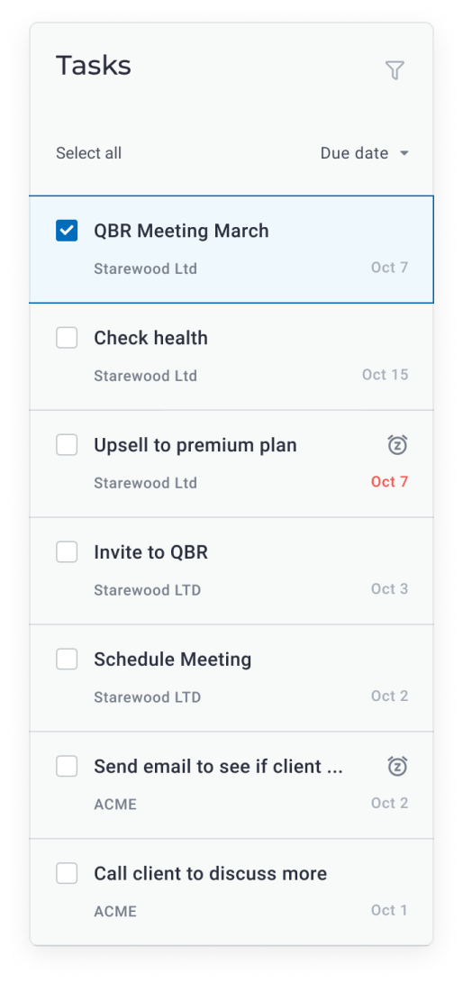 customer success tool for task management