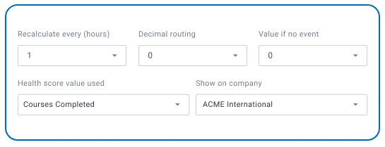 advanced calculated metrics example in custify