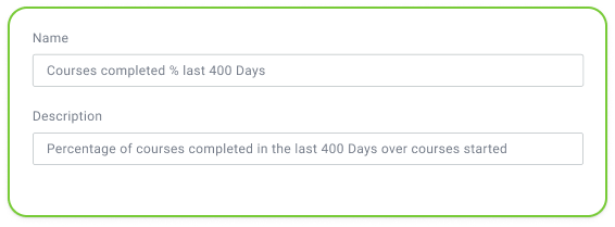 advanced calculated metrics example in custify